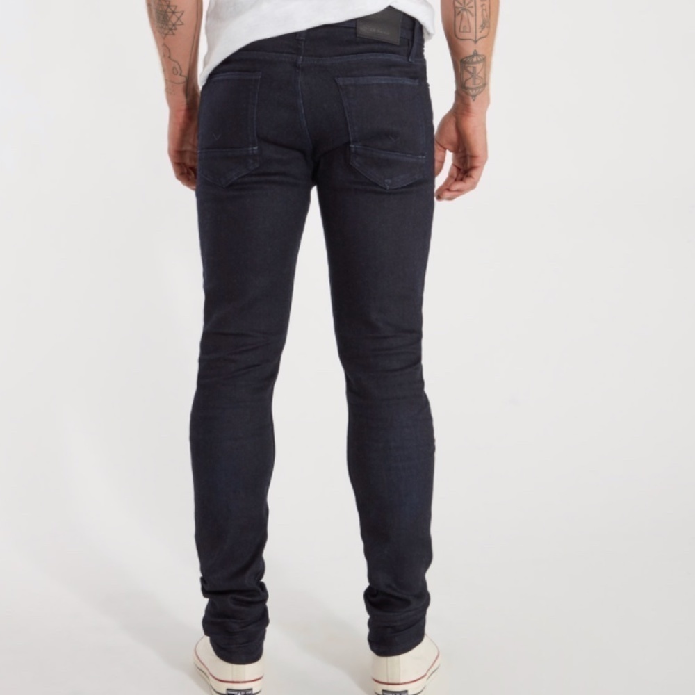 Nwt Hudson Jeans Axl Skinny Fit Denim Pant In Freestyle Medium Dark Wash 32 — image 4 of 5